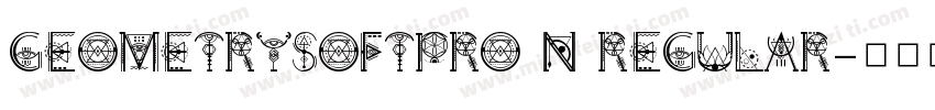 GeometrySoftPro N Regular字体转换